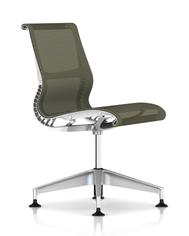 Chaise SETU rattan / white - Herman Miller Chaise SETU rattan / white - Herman Miller
