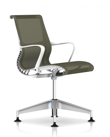 Chaise  SETU rattan / white - Herman Miller