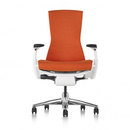 Siège de bureau ergonomique embody couleur orange papaye