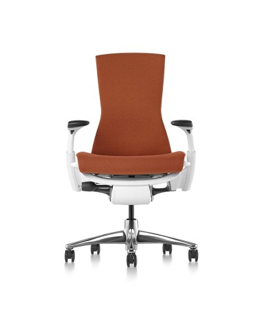 Chaise de bureau ergonomique embody, coloris bleu type Marron vue de face Chaise de bureau ergonomique embody, coloris bleu type Marron vue de face