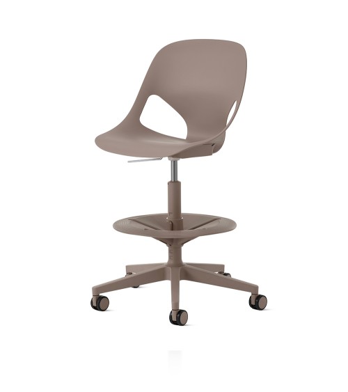 Hoher Hocker Zeph von Herman Miller - Farbe Cocoa