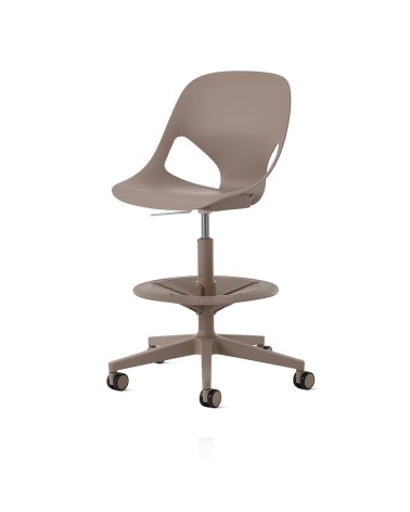 Hoher Hocker Zeph von Herman Miller - Farbe Cocoa
