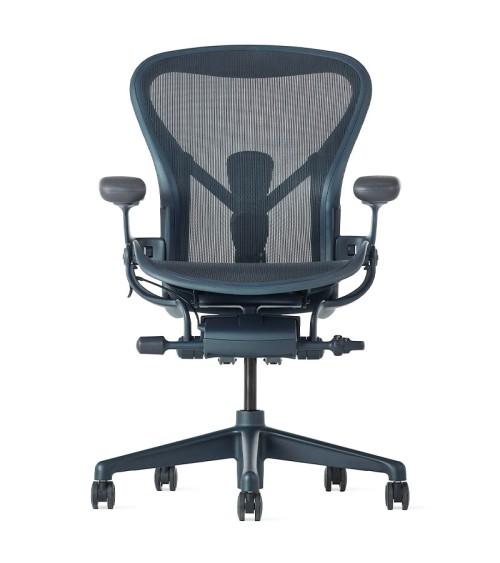 Nouveauté Chaise bureau Aeron Bleu Nighfall Herman Miller